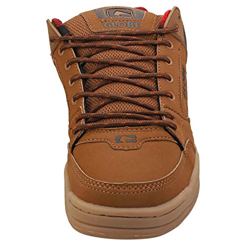 Image of Globe Tilt Mens Skate Trainers in Brown Plaid - 10 US