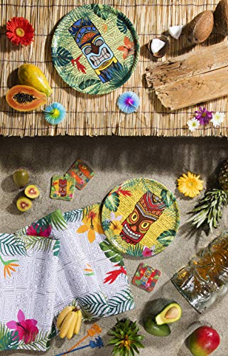 Excelsa Tiki Table Runner, 100% Cotton, Multicoloured, 45 x 140 cm, Multi-coloured - Image 3