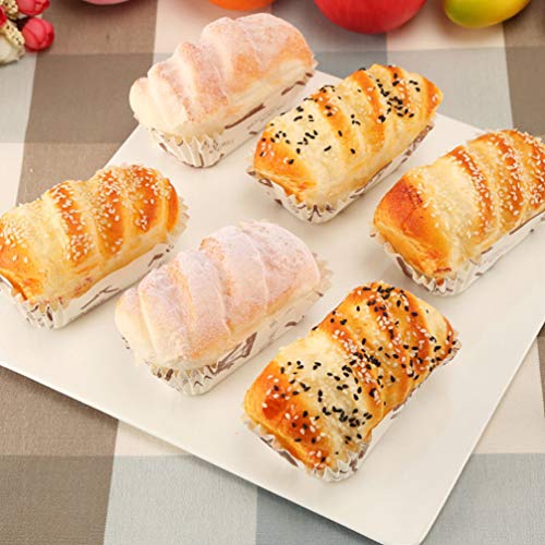 Mobestech 6 peças ímã de geladeira de pão com mensagem de geladeira ímã de geladeira Cúpula de gelad