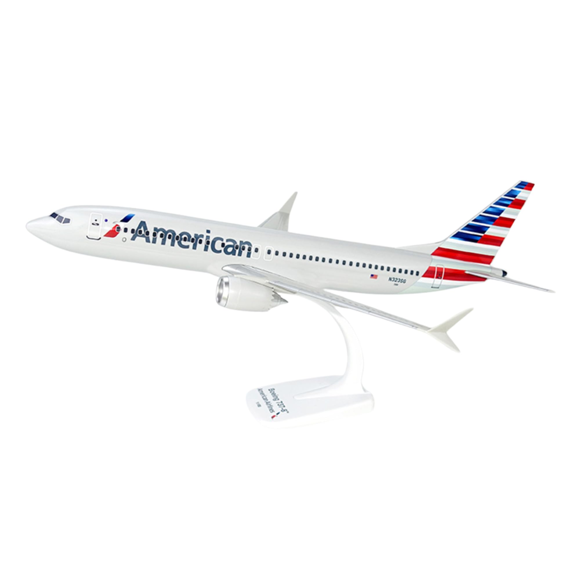 Amazon.com: Flight Miniatures American (13-Cur) 737-MAX8 1:100