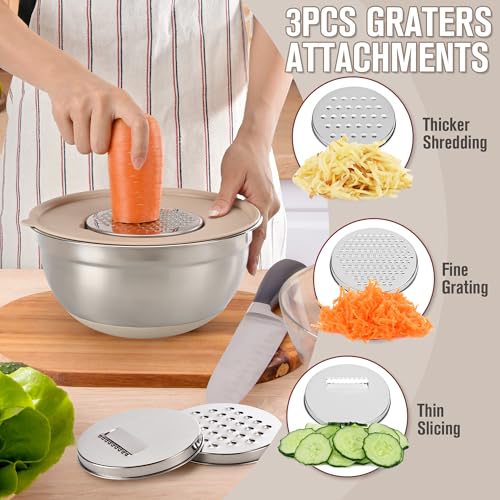 Set 30 piezas Bowls y utensilios cocina acero inox miniatura 4