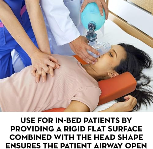 Image of CCDXD CPR Board, Lifesaver Rescue Medical, First Aid Supplies Cardiac Board, Portable Lightweight Recessed Handle Easy Patient Lifting(Blue)
