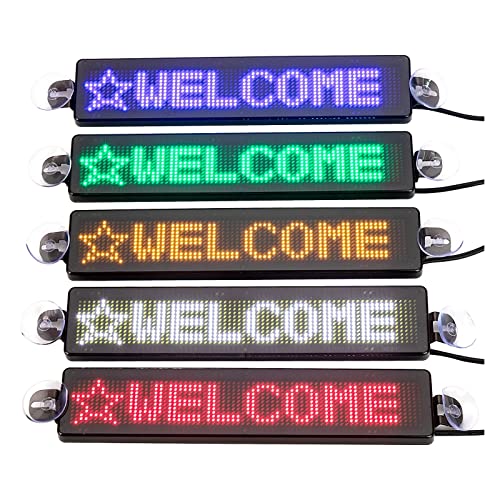 Evita la falta de visibilidad con el Panel LED de coche programable para ventanas traseras 2