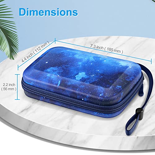 Image of Fintie Carrying Case for Nintendo New 2DS XL LL /New 3DS / 2DS / 3DS XL LL, Protective Hard Shell Portable Travel Cover Pouch with Game Card Slots & Inner Pocket, Starry Sky