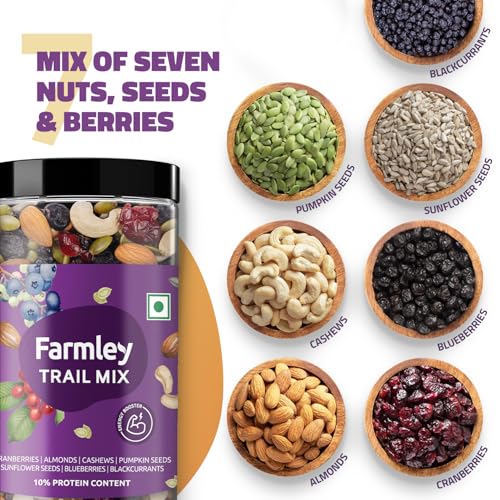 Image of Farmley Dry Fruits Mix 855g I Panchmeva 405g & Trail Mix 450g