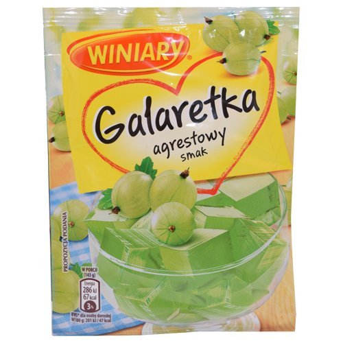 Winiary Galaretka o Smaku Agrestowym Gooseberry Jelly Mix (5-Pack)