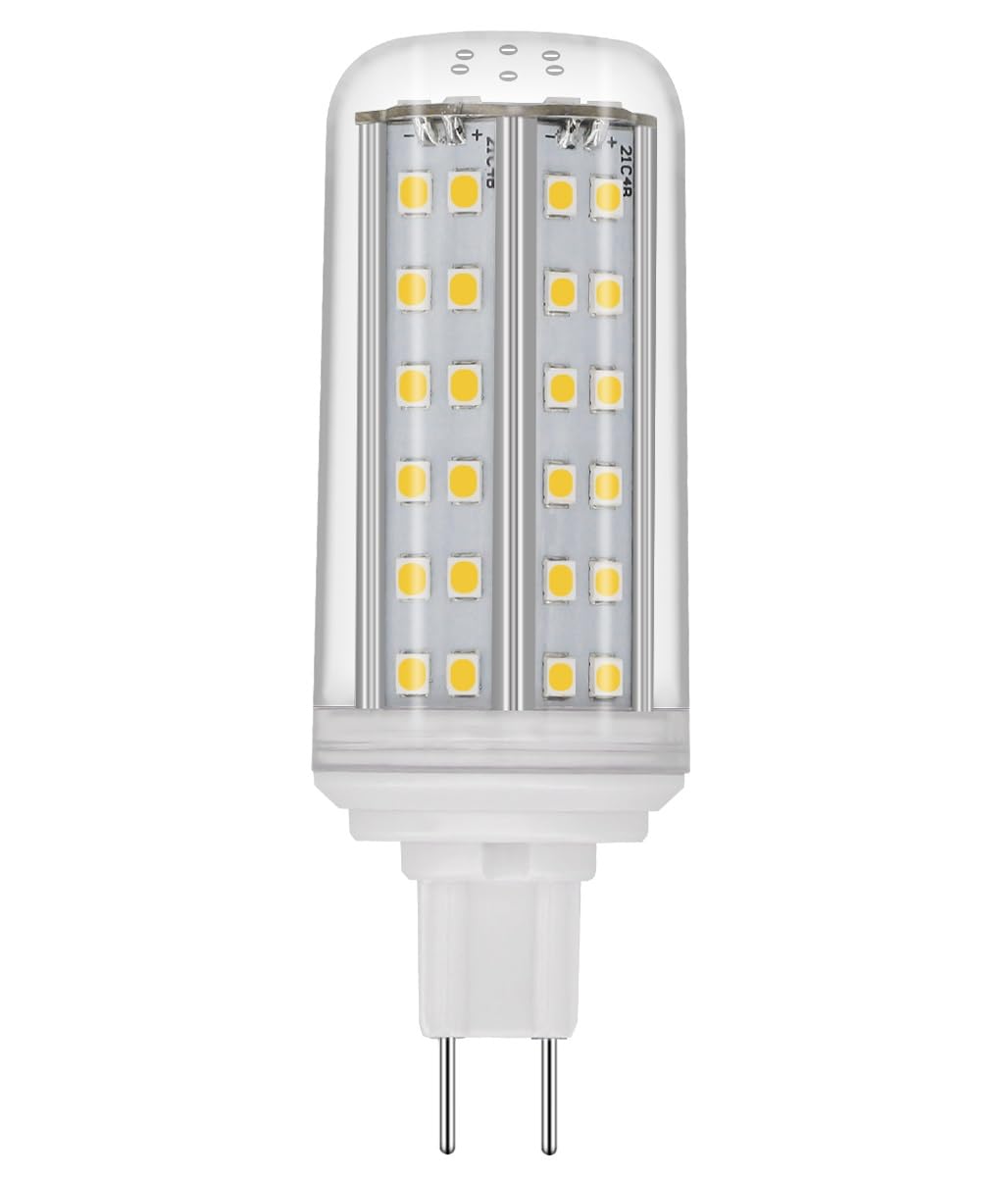 enwant G8.5 LED Bulb 8 Watt Replace G8.5 Powerball Metal Halide Light Bulb, CDM-TC/CMH/HID/ T4.5 Light Bulbs Replacement, G8.5 Bi-Pin Base AC85-265V, 1 Pack(3000K Warm White)