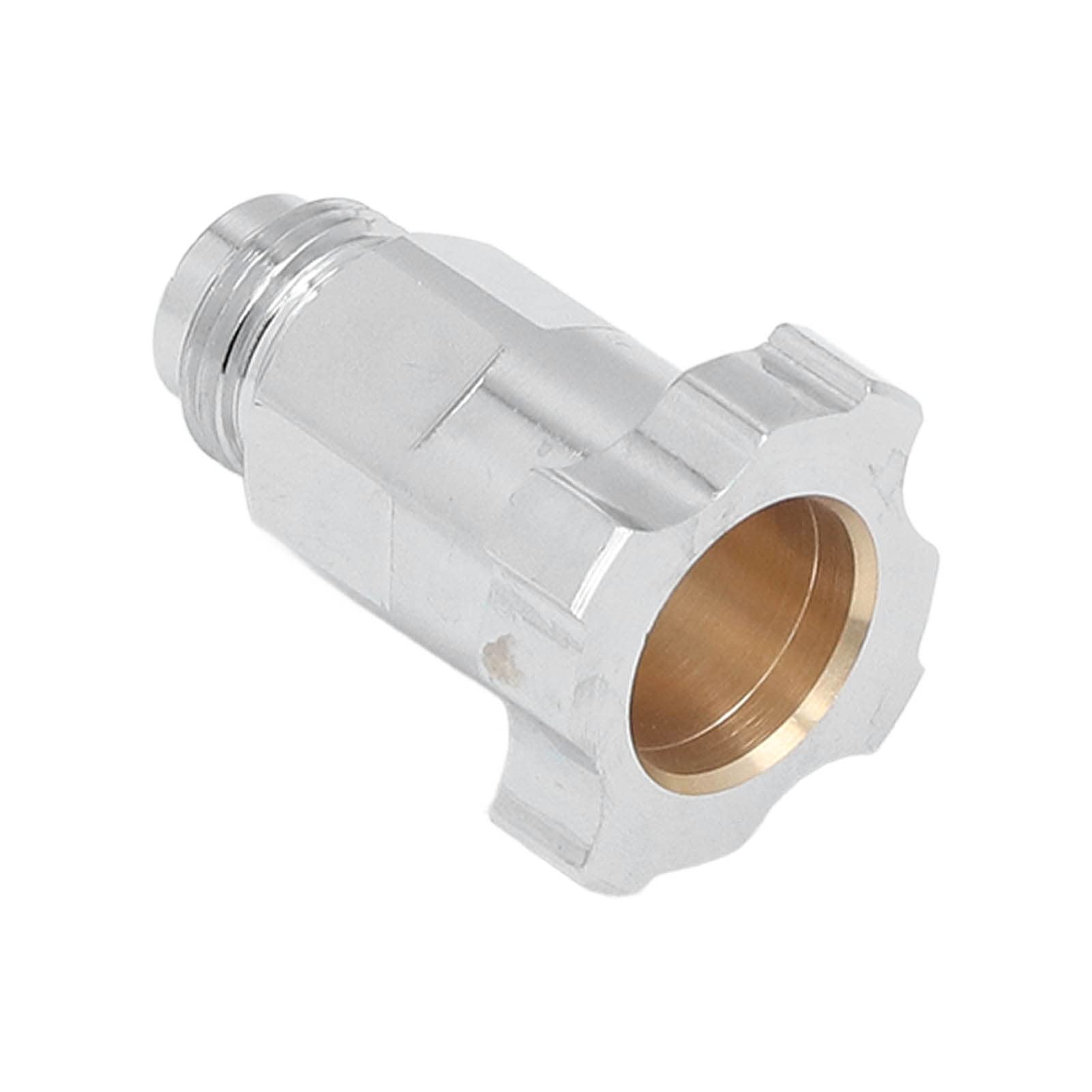 Connettore Per Tazza Spray, Acciaio Inossidabile Antiruggine Connettore Per Tazza Di Spruzzo Connettore Per Vaso Usa E Getta per Verniciatura a Spruzzo (Filettatura esterna G3/8)