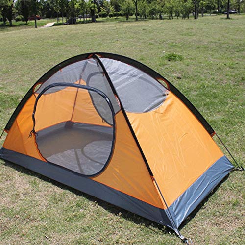 Carpa ligera impermeable para 1 persona camping y mochila miniatura 5