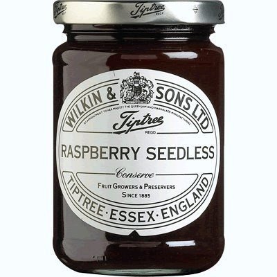 Tiptree Jams Raspberry Seedless Preserve 12oz