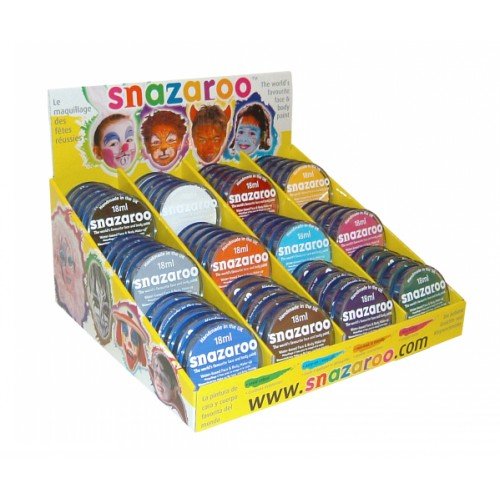 Snazaroo OptiPlex 1830 18 ml Unit met elk 5 van de top 12 standaardkleuren, één maat