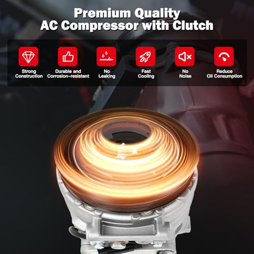 Image of cciyu Air Conditioning Compressor Fit for Mercedes-Benz ML350 ML450 ML500