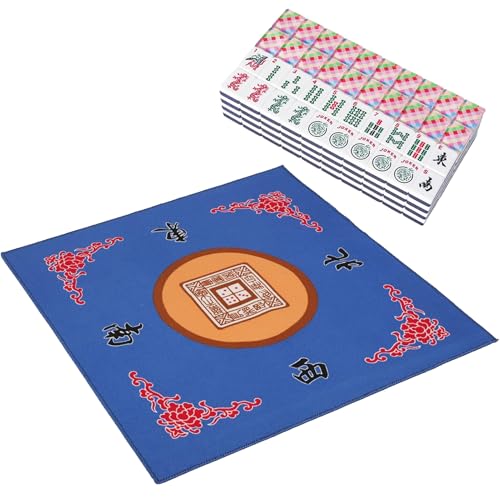 Set de fichas American Mahjong con tapete y dados miniatura 1