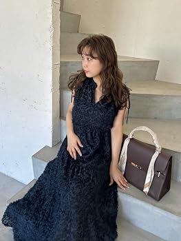 タグ付き　FRAY I.D フリンジジャガードティアードワンピース FRAY I.D（フレイアイディー）の「【00サイズ】フリンジジャガード