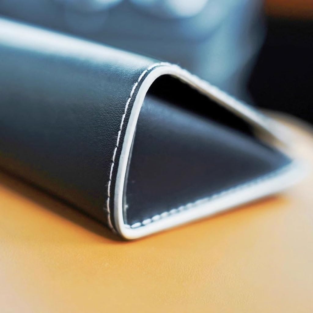 NEBE Sonnenbrillenetui Kreatives Brillenetui Aus Weichem Leder Mit Ölkante, Brieftasche, Business-Schwarz, Tragbar, Sonnenbrillenetui Sonnenbrillen-Organizer