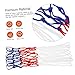 TOYANDONA 2Pcs Basketball Net Replacement Durable Nets for Use Easy to Install Weather Resistant Fits Standard Rims for Basketball Training