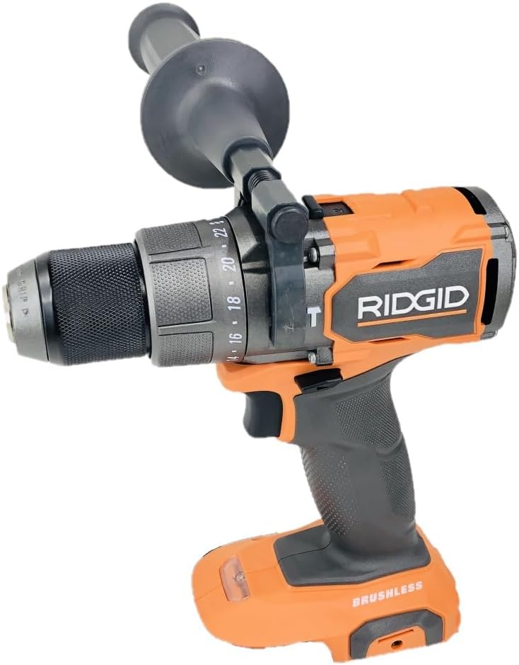 RIDGID 18V Brushless Cordless 1/2 in. Hammer Drill/Driver R86115 (Tool Only) Bulk Packaged