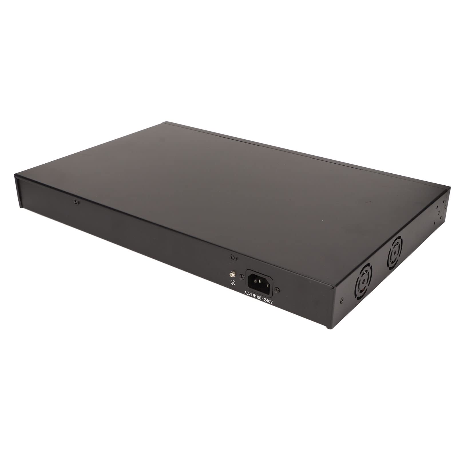 Switch Smart Gigabit Ethernet Poe a 26 Porte, 24 Porte Poe, 2 Porta Uplink Gigabit, Switch Non Gestito Ieee 802.3af/a Desktop, Fino a 250 M e 10 Mbps, Rilevanto