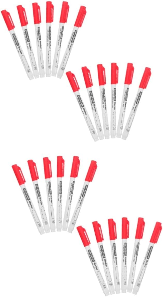 24 Pcs Whiteboard Pen Teacher Mark Pen Marking Pen School Part Marker for Office Whiteboard Marker Pen Student Mark Pen School Supply Graffiti Mark Pen Student Marker Plastic Red 24 Pcs Whiteboard Pen Teacher Mark Pen Marking Pen School Part Marker for Office Whiteboard Marker Pen Student Mark Pen School Supply Graffiti Mark Pen Student Marker Plastic Red