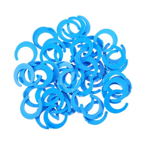 MUCKLILY 100pcs 1/4 Locking Clips Quick Connector Water Filter System Accessories for Ro Reverse Osmosis Purification