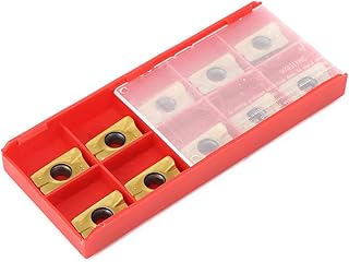 Milling Inserts, 10PCS APMT1604 Carbide Indexable Milling Insert, Cemented Lathe Turning Inserts 15-50HRC Hardness