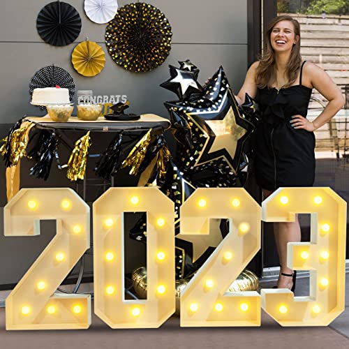 Zpisf G40 String Light For 2023 Marquee Light Up Numbers - Ip44 Waterproof And Shatterproof Battery Operated String Light For Outside, Bedroom, Graduation, Party, Prom Decor (Single String Of Light) #TOP2