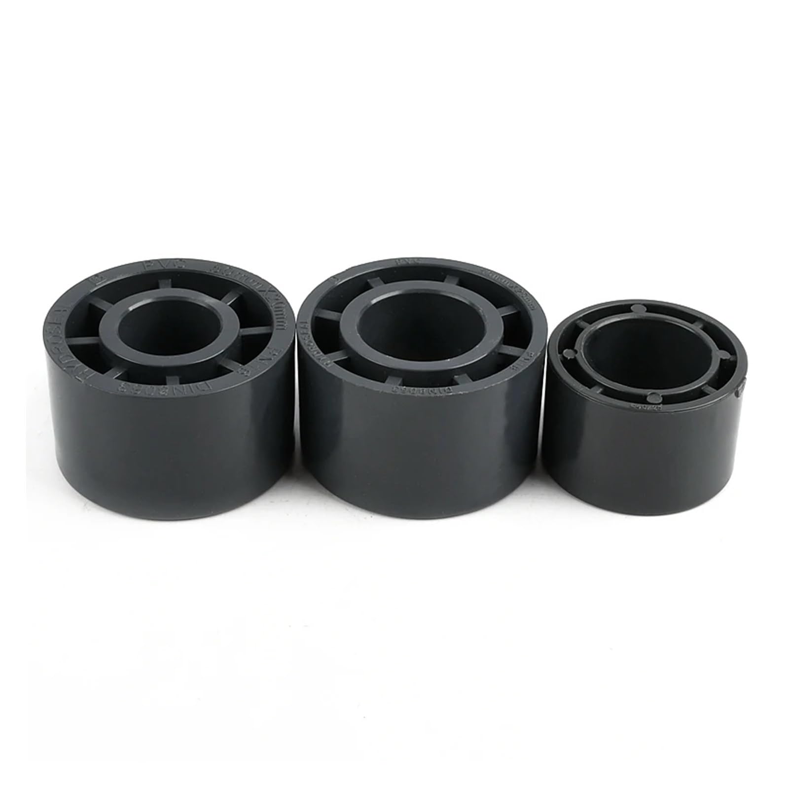 Genérico Conector Reductor de tubería de PVC de 20/25/32/40/50 mm for Acuario, Peces, Rellenos de tubería de PVC, buje de tubería for riego de jardín, 1/5/10 Unidades(O.D 20mm-I.D 16mm,10 Pieces)