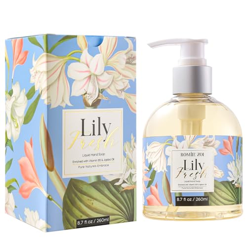 Image of ROMIIE ZOI Liquid Hand Soap with Gift Box - Lily Fresh - 260ml / 8.7 fl.oz