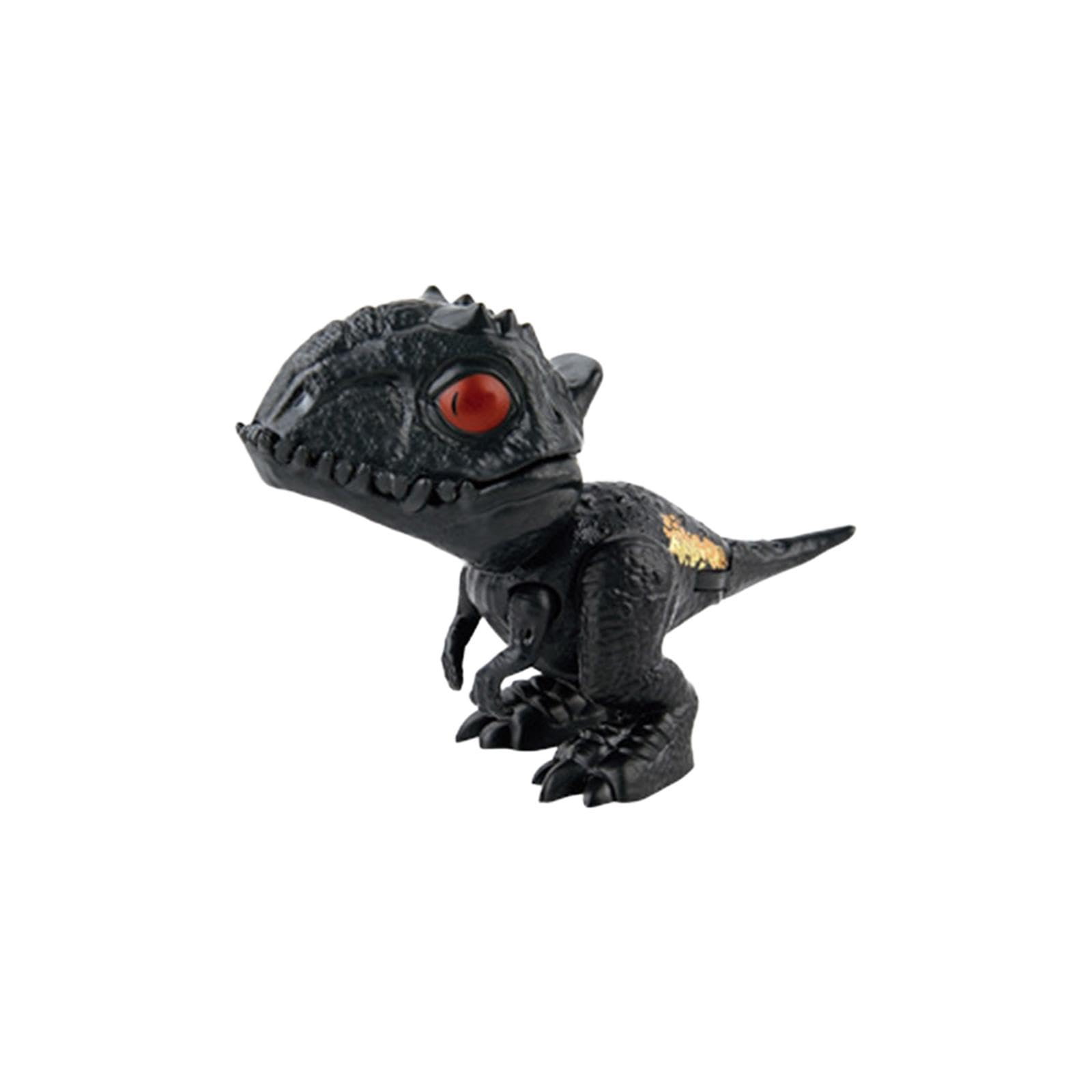 Fashion My Day Biting Finger Dinosaur Toy with Flexible Joints Action Figure for Props Kids Black Indominus-image-24