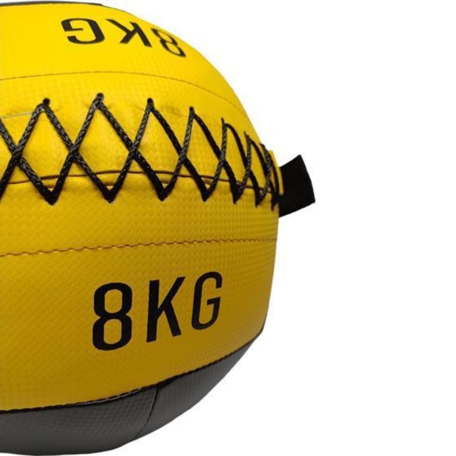 Palla medica fitness 8 Kg wall ball Multifunzione, Palla medica 8 kg in Ecopelle, Gym ball palle mediche crossfit