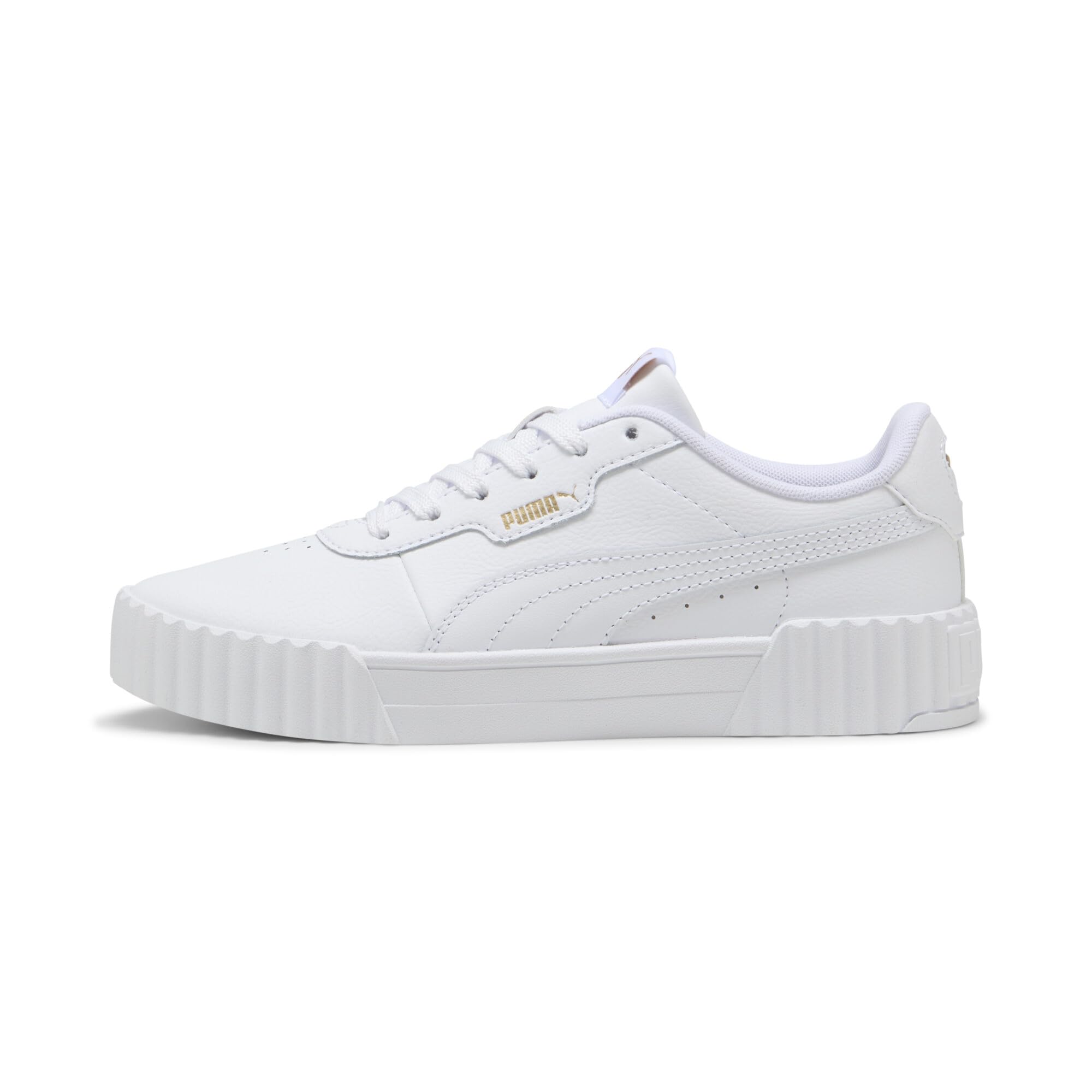 Puma Carina 3.0, Basket Femelle, Puma White-​Puma Gold,