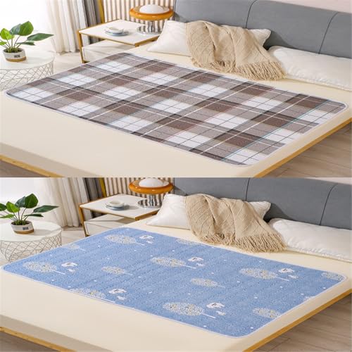 AHUAN Verano Empapadores Cama Adultos Lavables con Asas Reforzadas, Autocaravana Protector Cama Portátiles Empapador Protector de Cama, Niños(200x230cm,Set D)
