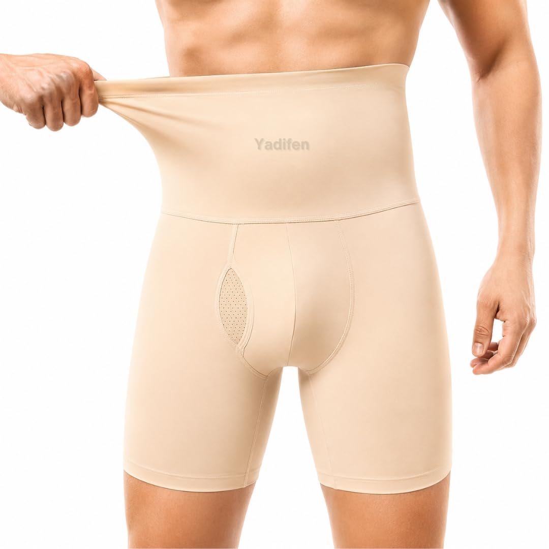 YADIFEN Shapewear for Men Tummy Tucker | Men's Body Shaper Compression Vest | Mens Shape Wear Slimming Tank for Belly Control-picture-41