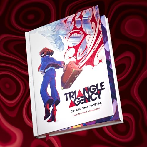 Image of Modiphius Entertainment: Triangle Agency: Normal Briefcase Collection - RPG Box Set, 3 Books & 6 Dice, Core Rules, Missions, Content, Roleplaying Game