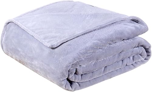 Sábanas de franela para cama doble, manta de franela de forro polar, manta de invierno para mantener el calor, sábana bajera gris para sofás y