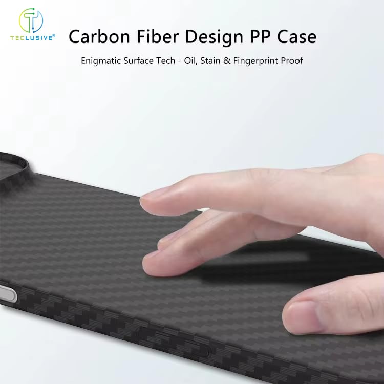 Image of T Teclusive Carbon Fiber Case Compatible with Magsafe iPhone 17 Pro Max