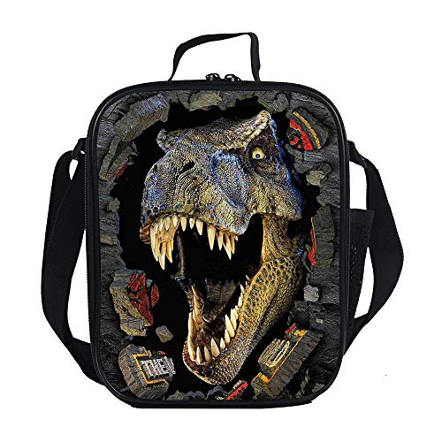 Dinosaur Lunch Box Insulated Lunch Cooler Bag