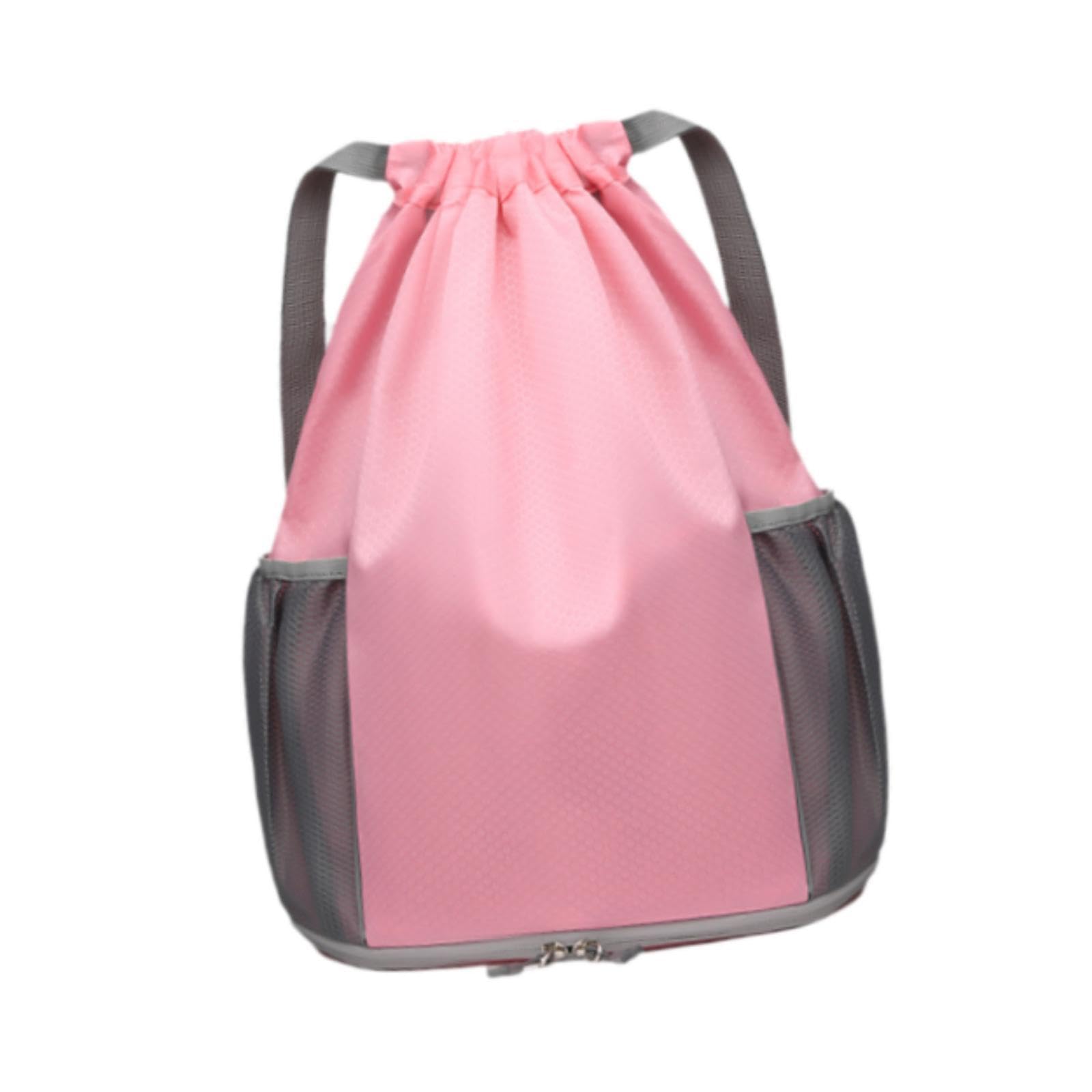 Swimming Bag Daypack Fitness Duffel Bag for Beach Workout Gear Swimming Pool Pink-picture-29