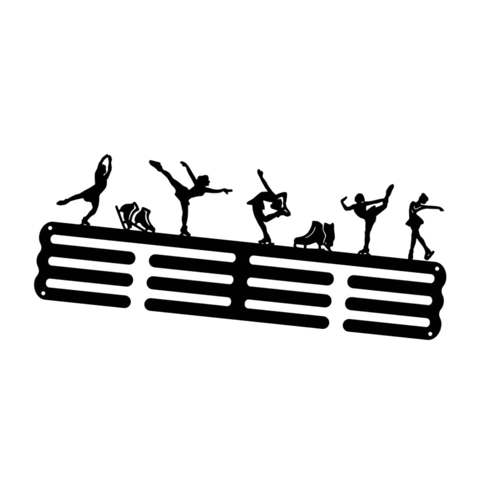 BNF®Wall Mounted Medal Hanger Displaying Rack Multifunctional Sturdy with 3 Rows A|Home & Garden | Household Supplies & Cleaning | Home Organization 2