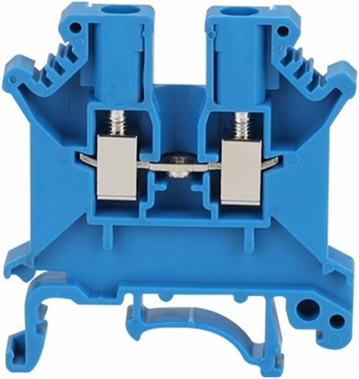 UK3N UK3 Multi-Color Screw Feed-Through Terminal Block Din Rail Universal Connductor Wire Electrical Connector UK 3N