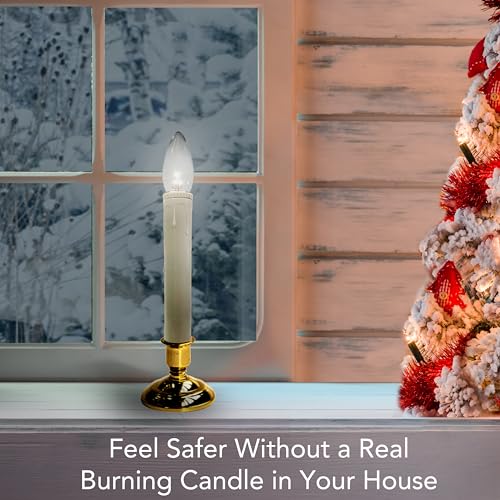 Image of Brite Star Tiffany Twice AS Brite Candle, 1 Count, White