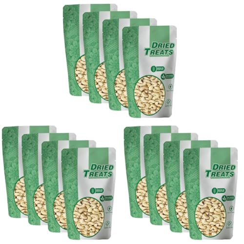 Image of Dried Treats Dried Fruits Nuts And Seeds (Cashew /Kaju roasted, 800g (4x200g)) (Pack of 3)