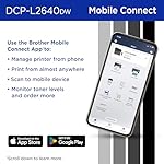 Brother DCP-L2640DW Wireless Compact Monochrome Multi-Function Laser Printer with Copy and Scan, Duplex, Mobile, Black & White | Includes Refresh Subscription Trial(1), Amazon Dash Replenishment Ready - Image 5
