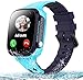 Produktbild DOOK GPS Kinder Smart Watch Phone - WiFi + GPS + LBS Lage Smartwatch mit Schrittzähler Gao Zaun Aufruf SOS Voice Chat-Kamera-Spiel für Jungen Mädchen im Alter von 4-12,Blau