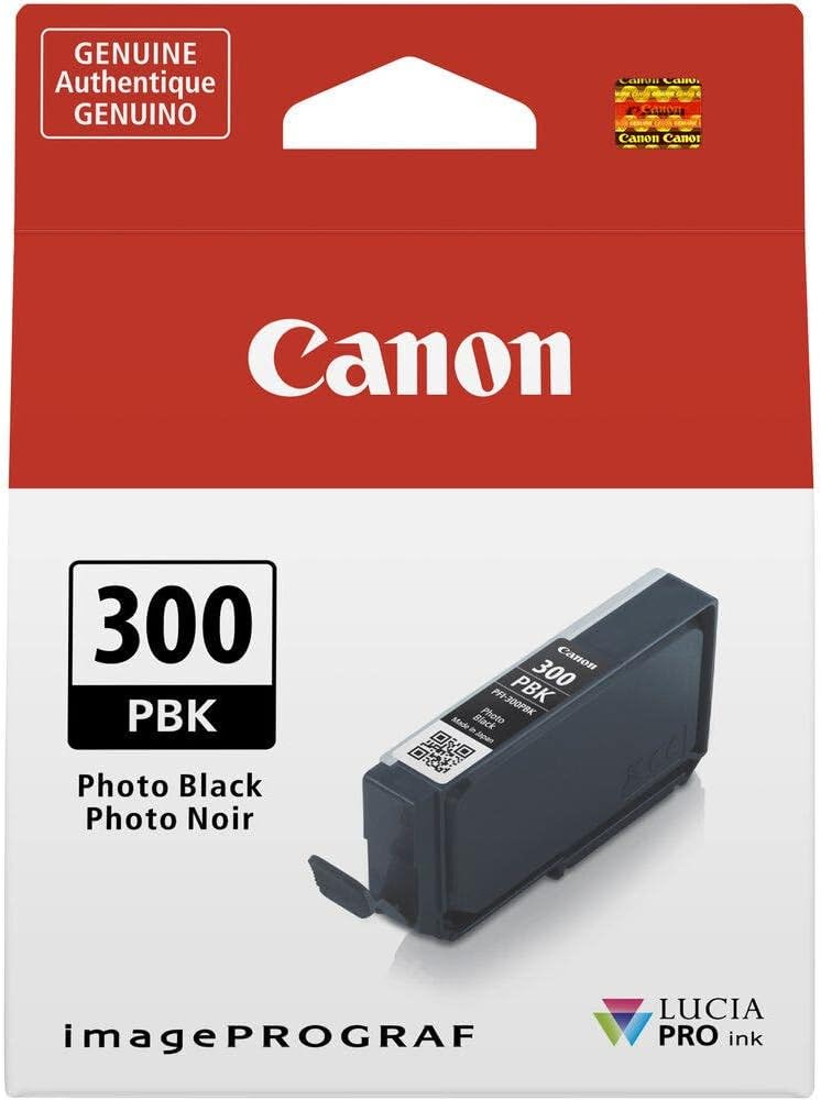 PFI-300 PBK Photo Black Ink Cartridge