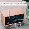 DAB+/FM Radio mit Bluetooth-August MB420-Digitales Küchenradio mit Holzgehäuse mit RDS-Funktion 60 Presets Hifi Bluetooth Lautsprecher 5W - Radiowecker mit Sleeptimer Alarm Snooze - USB/Aux-In/Aux-Out #5