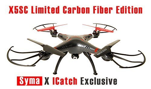 Syma X5SC-CE Explorers 2 Carbon Fiber Quadcopter Drone HD Camera w/ 2 batteries (Double the Flight Time)