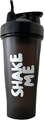 Miniatura 2 de Botella de proteína con palabras de motivación 203fl oz libre de BPA azul