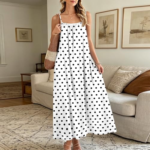 Robe imprimée décontractée longue pour vos douces soirées d'été