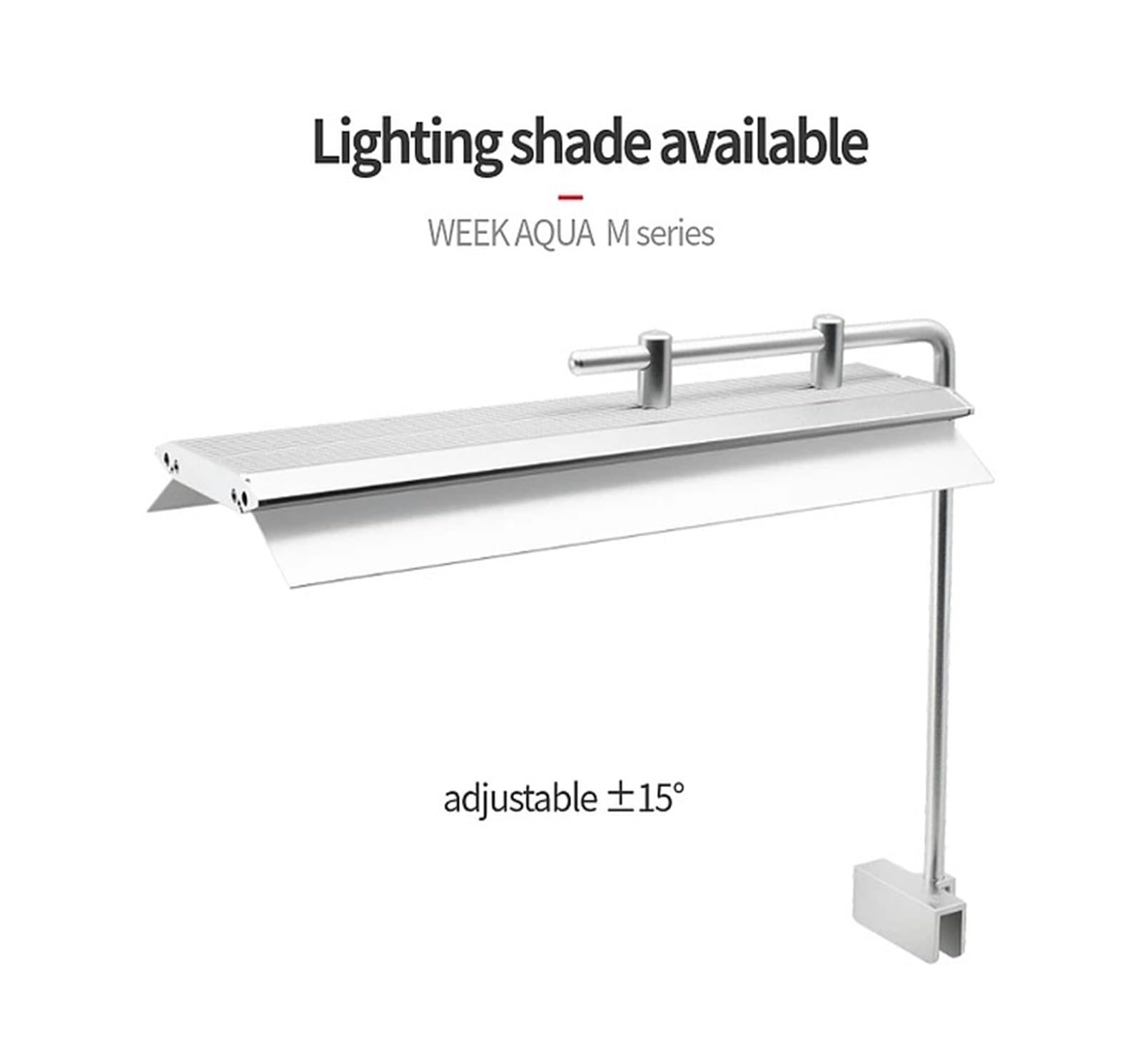 VCHICS Luces LED de arrecife, Luz Led de acuario WRGB for Nano luz con temporizador ciclo tanque soporte for plantas acuáticas(M300 D1 PRO)